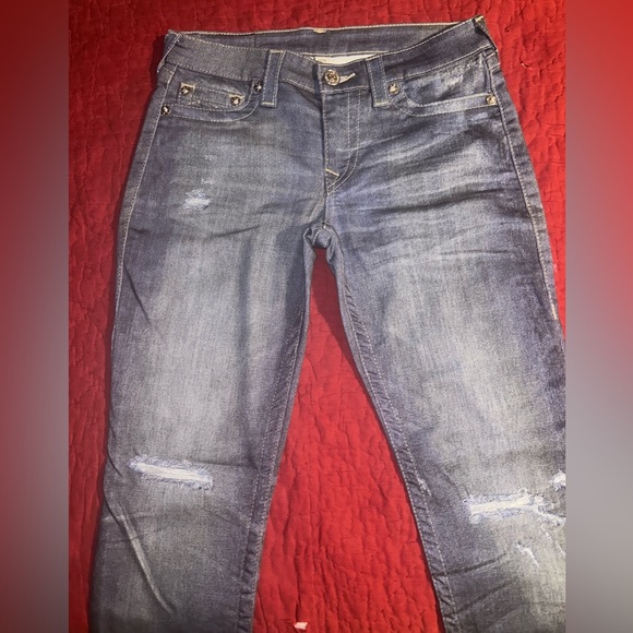 NWOT! True Religion Denim ‘Halle Stretch Legging’/ Digi Print - Picture 4 of 16